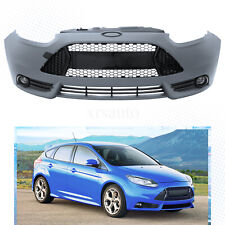 Complete Front Bumper Cover Grille Grill Fog Lights For 2013 2014 Ford Focus St