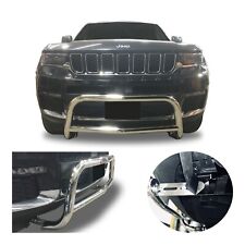 Fits Jeep Grand Cherokee L 2021-2024 Front A-bar Bumper Guard Grille Protector