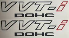 Toyota V Vt- I Dohc 2 Pack 9 Black Emblem Vinyl Sticker Decal Vvti Trd Supra