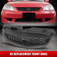 Honeycomb Mesh For 04-05 Honda Civic Coupe Oe Style Black Front Upper Grille
