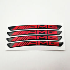 4pcs For Amg Emblem Badge Sport Wheel Wheels Rim Sticker Decal