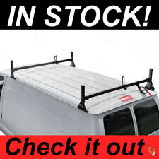 Ford Econoline Van 2 Bar 1992-2015 Ladder Roof Racks Steel Black Rack