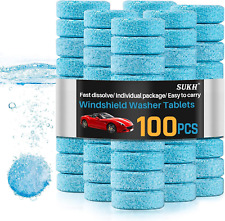 Car Windshield Washer Tablets - 150 Pcs Washer Fluid Tablets Glass Cleaner Conce