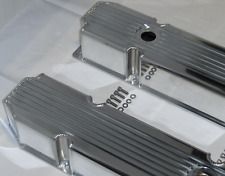 Finned Fabricated Aluminum Valve Covers For Big Block Chrysler Mopar 383 426 440