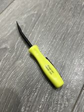 Snap-on Tools Pocket Prybar Bent Angled Hi Viz Yellow Hard Handle Pry Bar