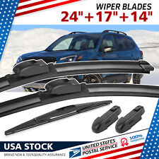 Set Of 24 17 14 Oem Windshield Wiper Blades For Subaru Forester 2009-2023 Usa