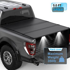 5ft 3fold Hard Tonneau Cover For 15-24 Chevy Colorado Gmc Canyon Truck Bed Cover