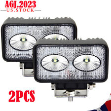 2x 18w Led Work Light Headlight Flood Lights For Truck Off Road Tractor
