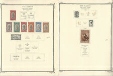 San Marino Stamp Collection On 24 Scott Specialty Pages Bob 1897-1969 Jfz