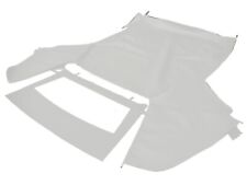 Ford Mustang 1983-90 Convertible Top Window Made From White Pinpoint Vinyl