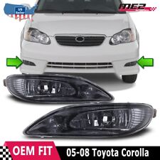 For Toyota Corolla 2005-2008 Fog Lights Lampwiring Kitswitch Smoke Bumper Pair