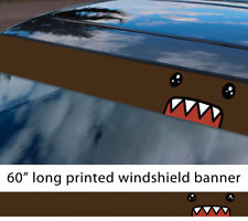60 Domo Jdm Stance Kun Funny Low Sun Strip Printed Windshield Sticker Decal
