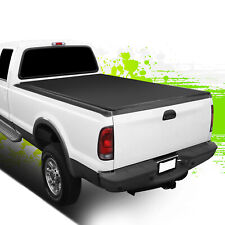 6.5ft Short Bed Roll-up Soft Vinyl Tonneau Cover Kit For Ford Super Duty 99-16