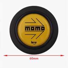 1pcs New Momo Steering Wheel Horn Button Black Yellow Arrow