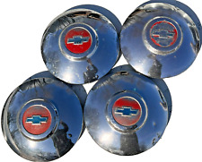 1949 1950 Chevrolet Dogdish Poverty Hubcap Wheel Covers Set Of 4 49 50.