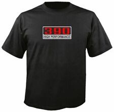 390 High Performance Black T Shirt Engine V8 Crate Motor Emblem Fe Drag Racing