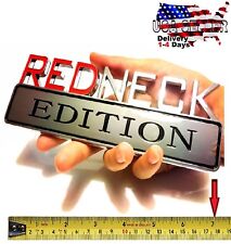 Redneck Edition High Quality Decal Car Truck Old Trunk Hood Emblem Logo Suv Sign