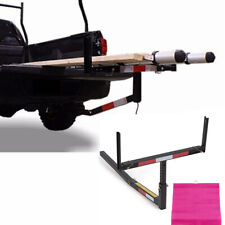 Pick Up Truck Bed Hitch Extender Extension Rack Canoe Boat Lumber Wflag 750lb