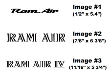 2x Ram Air And Ram Air Iv Hood Decal Sticker Pontiac Gto Firebird Trans Am