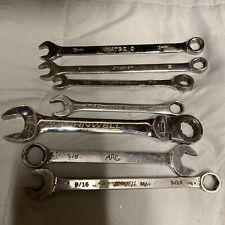 Lot Of 7piece Miscellaneous Wrench Set Used Mac Cornwell Snap On And Others