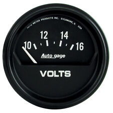 Auto Meter Autogage 2362 Black Voltmeter 10-16 Volt 2 116