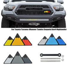 Tri-color Grille Badge Emblem For 2018 2019 Toyota Tacoma Trd 4runner Tundra Us