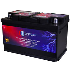 Mighty Max Battery Mm-h7 Group Size 94r 12v 80ah 140rc 850 Cca Agm Car Battery