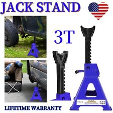 3 Ton Big Blue High Lift Jack Stands Garage Lift Locking Steel Jack Stands Axle