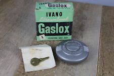 Vintage Nos Ivano Gaslox 1940-1950 Automotive Universal Locking Fuel Gas Cap