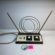 Vintage Mid Century Sears Space Age Atomic Indoor Tv Antenna Picture Color 70s