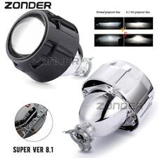 2.5 8.1 Bi Xenon Hid Projector Retrofit Headlight Lens Shrouds Diy Kit Vs 8.0