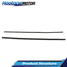 Tailgate Window Sweep Weatherstrip Seal Set Fit For 78-96 Ford Bronco Tail Gate