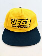 Vintage Jegs Performance Auto Racing Trucker Hat Snapback Dad Cap