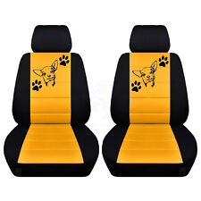 Two Front Car Seat Covers Fits Selected Toyota Models Chihuahua Design Abf