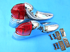 Nos Vintage Accessory 1949-1950 Ford Pontiac Tail Light Assemblies Caddy Style