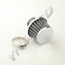 Universal 25mm 1 Turbo Vent Crankcase Breather Intake Air Filter Black