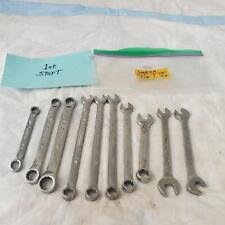 Lot Of 10 Snap-on Double-ended Open Wrench Combination Wrench Tool Lot 348