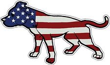 American Flag Pitbull Decal Sticker Adopt A Pit Bull Dog Usa P92