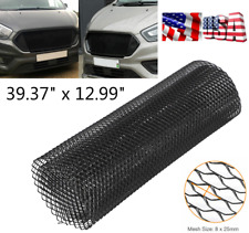 40x13 Car Black Grille Mesh Net Sheet Aluminum Auto Grill Cover Universal Usa