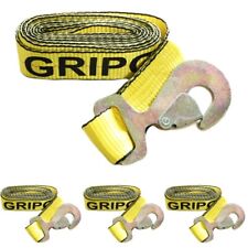 Gripon 4x Wheel Lift Repo Crossover Strap 10ft Tow Truck Flatbed Hauler Tie Down