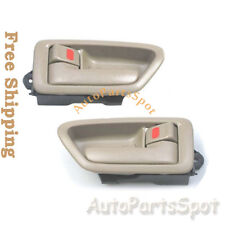 E1d36 Inside Door Handle Front Rear Left Right 2pcs Tan For 97-01 Toyota Camry
