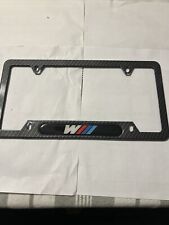 Generic For Bmw Carbon License Plate Frame-aluminum-new-not Oem
