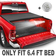 Truck Tonneau Cover For Dodge Ram 1500 6.4ft Bed 2019 2020 2021 Soft Roll Up