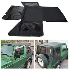 For Suzuki Samurai 1986-1994 Replacement Soft Top With Zip Out Tinted Windows