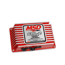Msd Ignition Control Box 6421 6al-2 W 2-step Digital 135 Mj Red Aluminum