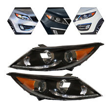 For 2013 2014 2015 2016 Kia Sportage Halogen Headlight Assembly W Led Drl Lamps