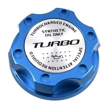Blue Racing Engine Oil Filler Cap Screw-in Style Turbo Emblem Fits Mazda