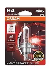H4 Night Breaker Silver 100 64193nbs-01b Osram 98281 Genuine Top Quality Product