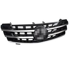 Front Upper Hood Black Chrome Grill Grille For Benz Ml Class W164 2005 2006-2008