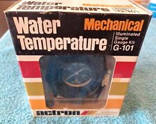 Vintage Actron 2 Mechanical Water Temperature Gauge Nos